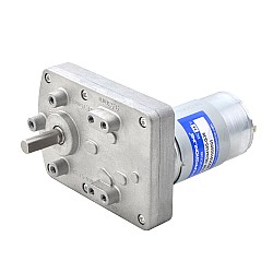 CN en oferta - Motorreductor cepillado de 24V CC 7kg.cm/100RPM con caja de cambios de dientes rectos rectangulares 36:1