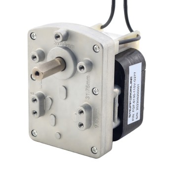 CN en oferta - 110V CA 40kg.cm/8RPM con caja de engranajes de dientes rectos rectangulares de 277:1