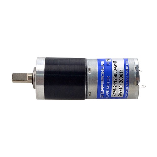 Motorreductor cepillado de 12V CC 2,25kg.cm/42RPM con caja de cambios planetaria de 107,17:1