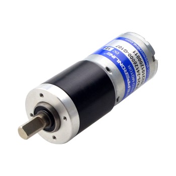 Motorreductor cepillado de 12V CC 2,25kg.cm/42RPM con caja de cambios planetaria de 107,17:1