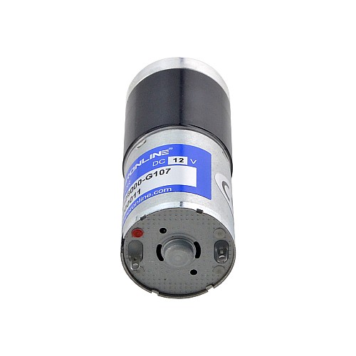 Motorreductor cepillado de 12V CC 2,25kg.cm/42RPM con caja de cambios planetaria de 107,17:1