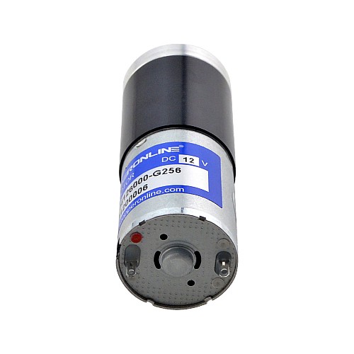 Motorreductor cepillado de 12V CC 4,6kg.cm/17RPM con caja de cambios planetaria 256:1 Motorreductor cepillado de 12V CC 4,6kg.cm/17RPM con caja de cambios planetaria 256:1
