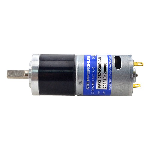 Motorreductor cepillado de 24 V CC 0,57 kg.cm/334 RPM con caja de cambios planetaria de 13,7:1 Motorreductor cepillado de 24 V CC 0,57 kg.cm/334 RPM con caja de cambios planetaria de 13,7:1