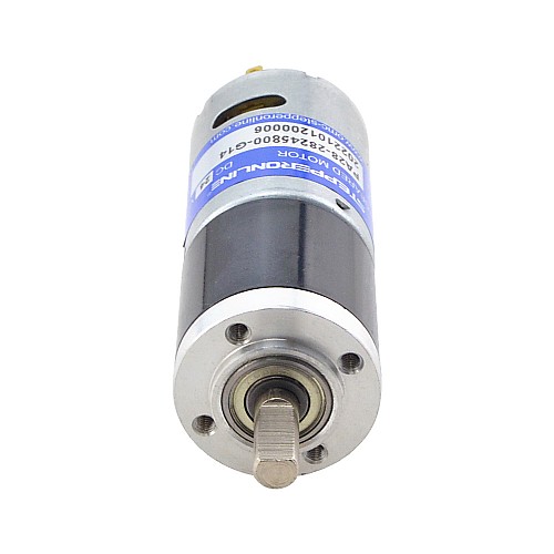 Motorreductor cepillado de 24 V CC 0,57 kg.cm/334 RPM con caja de cambios planetaria de 13,7:1 Motorreductor cepillado de 24 V CC 0,57 kg.cm/334 RPM con caja de cambios planetaria de 13,7:1