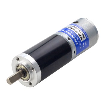 CN en oferta - Motorreductor cepillado de 24V CC 5,8kg.cm/24RPM con caja de cambios planetaria 189:1