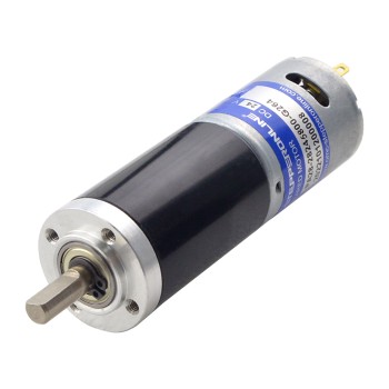 Motorreductor cepillado de 24 V CC 8,2 kg.cm/17 RPM con caja de cambios planetaria 264:1
