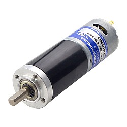 Motorreductor cepillado de 24 V CC 8,2 kg.cm/17 RPM con caja de cambios planetaria 264:1