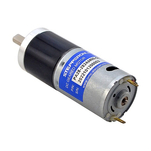 Motorreductor cepillado de 24V CC 1,1kg.cm/171RPM con caja de cambios planetaria de 26,8:1 Motorreductor cepillado de 24V CC 1,1kg.cm/171RPM con caja de cambios planetaria de 26,8:1