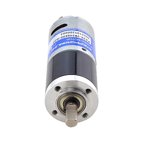 Motorreductor cepillado de 24V CC 1,1kg.cm/171RPM con caja de cambios planetaria de 26,8:1 Motorreductor cepillado de 24V CC 1,1kg.cm/171RPM con caja de cambios planetaria de 26,8:1