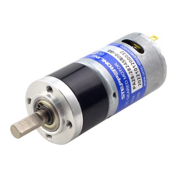 CN en oferta - Motorreductor cepillado de 24V CC 0,24kg.cm/888RPM con caja de cambios planetaria de 5,18:1