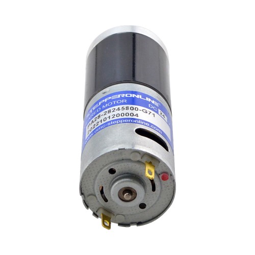 Motorreductor cepillado de 24V CC 2,6kg.cm/65RPM con caja de cambios planetaria 71:1 Motorreductor cepillado de 24V CC 2,6kg.cm/65RPM con caja de cambios planetaria 71:1