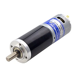 Motorreductor cepillado de 24V CC 22kg.cm/6,4RPM con caja de cambios planetaria 720:1