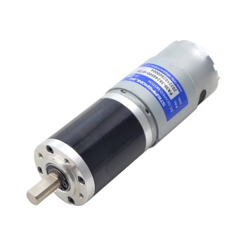 Motorreductor cepillado de 24V CC 30 kg.cm/4,6RPM con caja de cambios planetaria 720:1