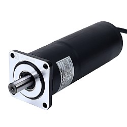 Motor de engranajes CC cepillado de 24V, 5Nm(708,06oz.in), 100RPM con caja de cambios planetaria 18:1 IP66 155°C [311°F]