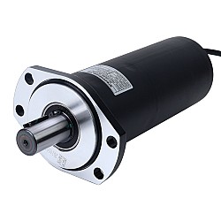 Motor de engranajes CC cepillado de 24V 20Nm(2832,23oz.in) 51RPM con caja de cambios planetaria 43:1 IP66 155°C [311°F]