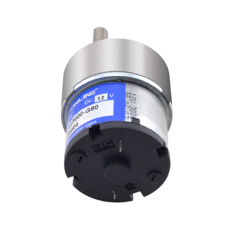 CN en oferta - Motor de engranaje cepillado de 12V CC, caja de engranajes rectos 90:1 de 2kg.cm/24RPM - CN-SGA37-33123000-G90 | StepperOnline