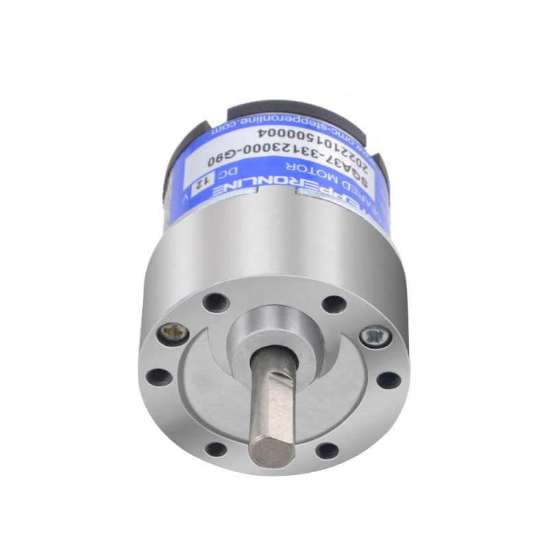 CN en oferta - Motor de engranaje cepillado de 12V CC, caja de engranajes rectos 90:1 de 2kg.cm/24RPM - CN-SGA37-33123000-G90 | StepperOnline