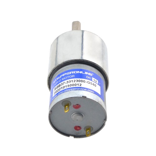 Motor de engranajes cepillado de 12V CC 12kg.cm/4,4RPM con caja de engranajes rectos de 540:1 Motor de engranajes cepillado de 12V CC 12kg.cm/4,4RPM con caja de engranajes rectos de 540:1