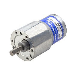 Motor de engranajes cepillado de 12V CC 12kg.cm/4,4RPM con caja de engranajes rectos de 540:1