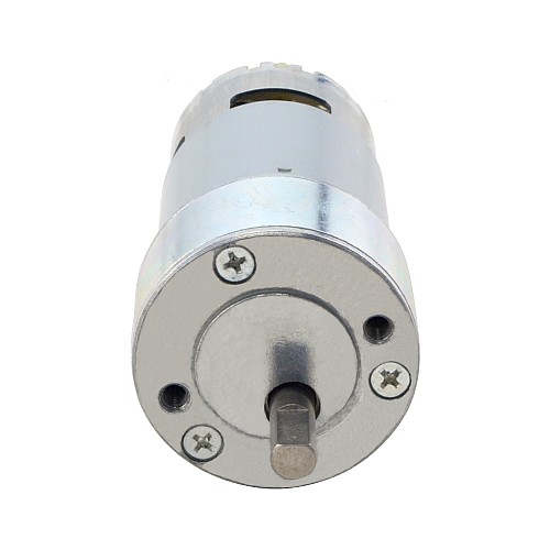 Motor de engranajes cepillado de 24V CC 5kg.cm/245RPM con caja de engranajes rectos 14:1