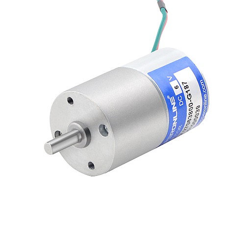 Motor de engranajes cepillado de 6V CC 1,2kg.cm/15RPM con caja de engranajes rectos de 187:1 Motor de engranajes cepillado de 6V CC 1,2kg.cm/15RPM con caja de engranajes rectos de 187:1