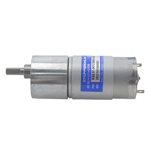 Motor de engranajes cepillado de 12V CC 50kg.cm/4,2RPM con caja de engranajes rectos 540:1 Motor de engranajes cepillado de 12V CC 50kg.cm/4,2RPM con caja de engranajes rectos 540:1