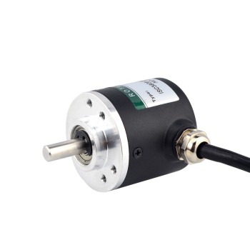 Codificador rotatorio incremental 100PPR ABZ 3 canales 6mm Eje sólido ISC3806