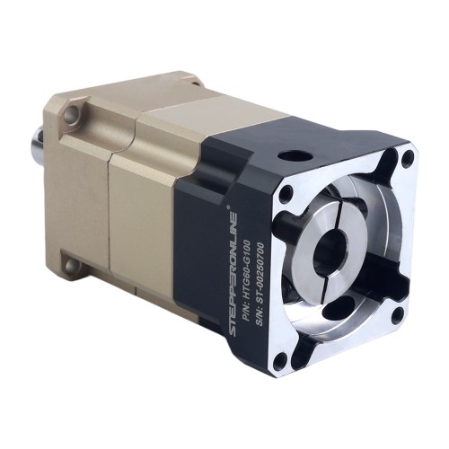 Juego de Caja de cambios planetaria helicoidal 100:1 serie HTG 60mm 5arcmin para servomotores IP65 - HTG60-G100 | StepperOnline