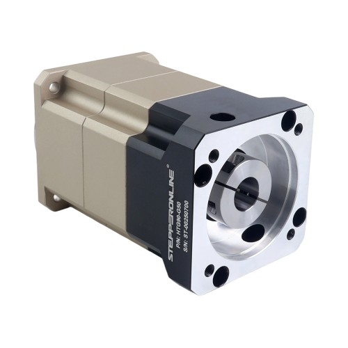 Juego de Caja de cambios planetaria helicoidal 50:1 serie HTG 90mm 5arcmin para servomotores IP65 - HTG90-G50 | StepperOnline