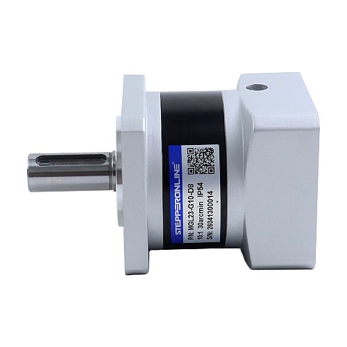 Relación de engranajes caja de engranajes planetarios serie MGL 10:1 30arc-min para eje 8mm Motor Nema 23 estándar