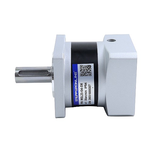 Relación de engranajes caja de engranajes planetarios de la serie MGL 4:1 30arc-min para eje 8mm Motor Nema 23 estándar