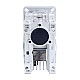 50:1 Caja de engranajes helicoidales NMRV40 14mm Diámetro del eje de entrada - NMRV40-G50-D14 | StepperOnline