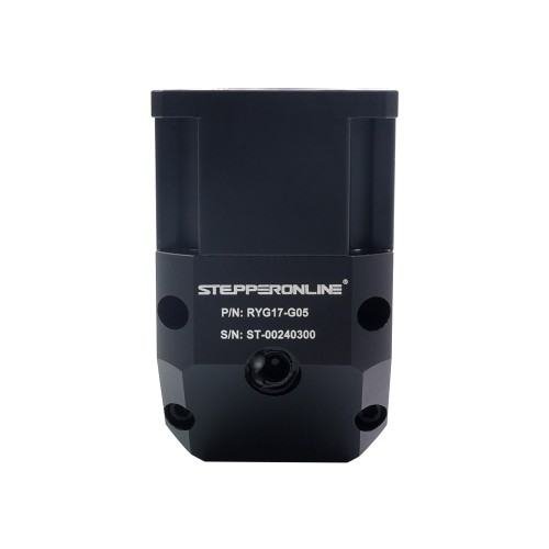 Caja de cambios de ángulo recto serie RYG Relación de engranajes 5:1 Juego 15arc-min para motor paso a paso Nema 17 Caja de cambios de ángulo recto serie RYG Relación de engranajes 5:1 Juego 15arc-min para motor paso a paso Nema 17