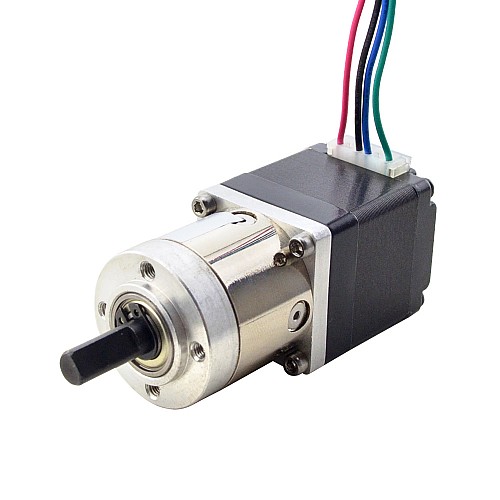 Motor pasoA paso Nema 11 Bipolar L=31mm con relación de transmisión 5:1 Reductor planetario Motor pasoA paso Nema 11 Bipolar L=31mm con relación de transmisión 5:1 Reductor planetario
