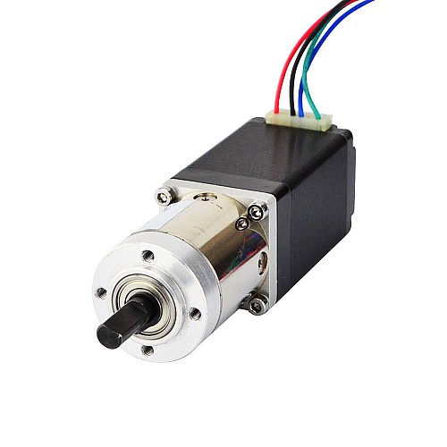 Motor pasoA paso Nema 11 Bipolar L=51mm con relación de transmisión 27:1 Reductor planetario