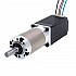 Motor paso a paso Nema 11 bipolar L=51mm con caja de cambios planetaria serie EG relación de reducción 100:1