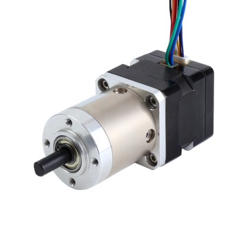 Motor paso a paso de circuito cerrado Nema 14 L = 28mm con caja de cambios planetaria Gear Raio 19: 1 para kit AR4