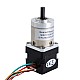 Motor paso a paso de circuito cerrado Nema 14 L = 28mm con caja de cambios planetaria Gear Raio 19: 1 para kit AR4