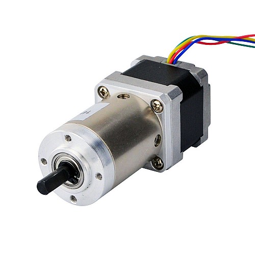 Motor pasoA paso Nema 14 Bipolar L=33mm con relación de transmisión 100:1 Reductor planetario Motor pasoA paso Nema 14 Bipolar L=33mm con relación de transmisión 100:1 Reductor planetario