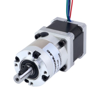 Motor paso a paso Nema 14 bipolar L=34mm con caja de cambios planetaria serie EG relación de reducción 5:1