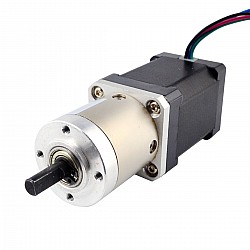Nema 14 L=52mm con eje trasero y orificio para tornillo y relación de transmisión 14:1 Caja de cambios