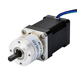 Motor paso a paso Nema 14 Bipolar L=52mm con relación de transmisión 5:1 Reductor planetario