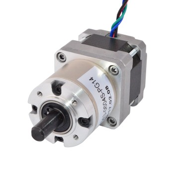 Motor Nema 16 Bipolar L=34mm con relación de engranaje 14:1 Caja de engranajes planetarios