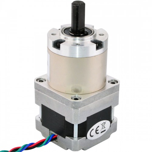 Motor Nema 16 Bipolar L=33mm con relación de engranaje 14:1 Caja de engranajes planetarios