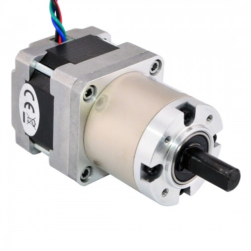Motor Nema 16 Bipolar L=33mm con relación de engranaje 14:1 Caja de engranajes planetarios