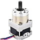Motor pasoA paso Nema 16 Bipolar L=33mm con relación de transmisión 5:1 Reductor planetario