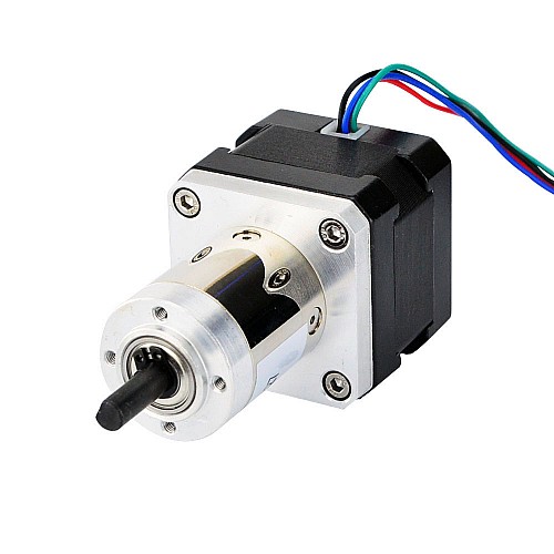 Nema 17 Stepper Bipolar L=33mm con Relación de transmisión 27:1 Reductor planetario pequeños Nema 17 Stepper Bipolar L=33mm con Relación de transmisión 27:1 Reductor planetario pequeños