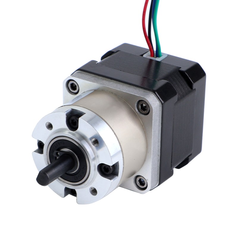 Motor Nema 17 Bipolar con relación de transmisión 5: 1 Reductor planetario con cable y conector de 300 mm