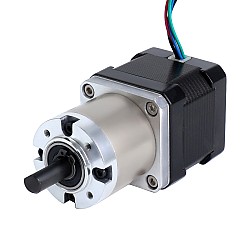 Motor paso a paso Nema 17 Bipolar L=39mm con relación de transmisión 19:1 Reductor planetario