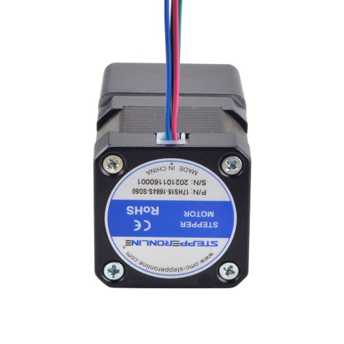 Nema 17 Motor paso a paso Spur Gearbox Relación de transmisión 50:1